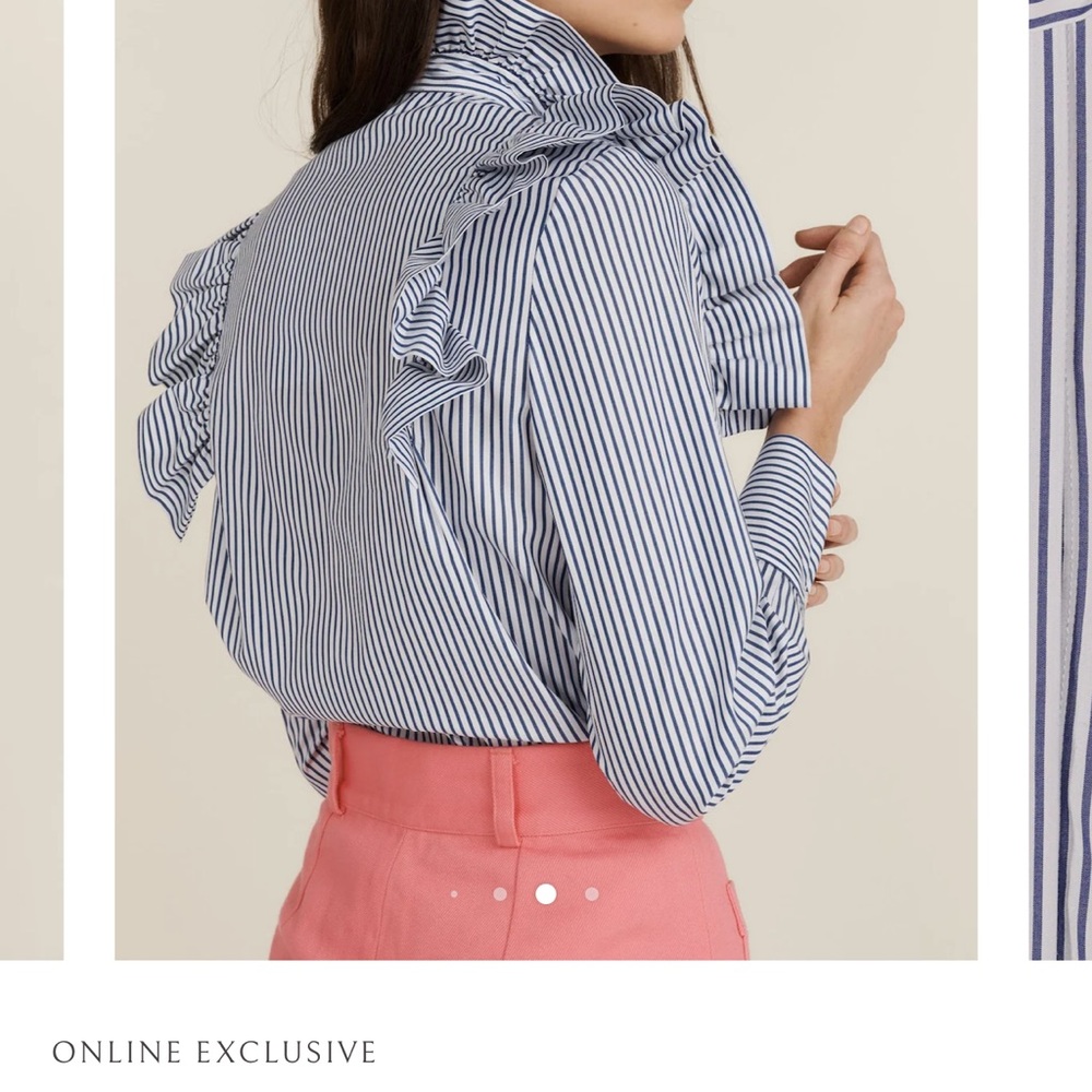 Mizou Shirt - Navy Stripes - Picture 2 of 15